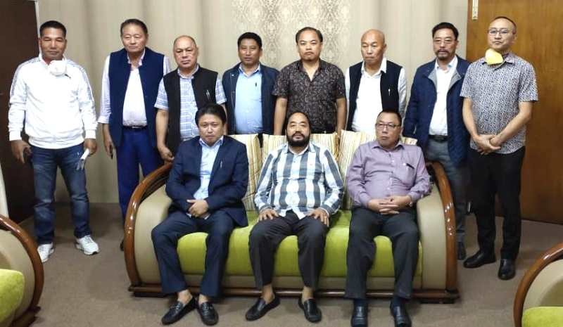 The BJP Legislators of Nagaland held a get-together-cum-meeting at the Official residence of Dy CM & BLP Leader Y Patton on June 24, to discuss various issues concerning the Party and the affairs of the State. (Photo Courtesy: Dy CMO Media Cell)